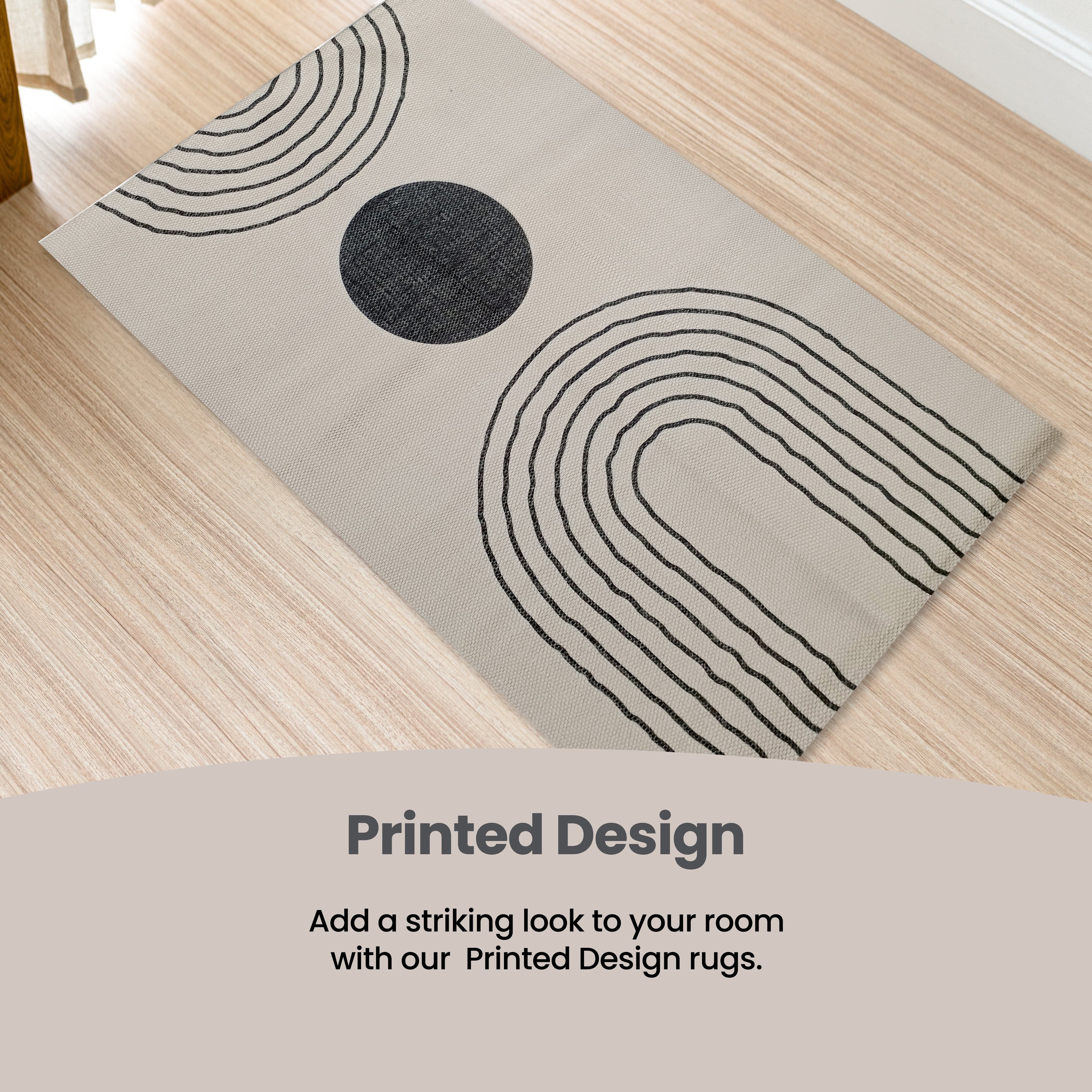Olivia Rocco Tuscany Printed Rug, Two Sizes, Recycled Polyester