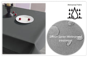 Olivia Rocco Waterproof Wipe Clean Tablecloth, 145 x 200 cm