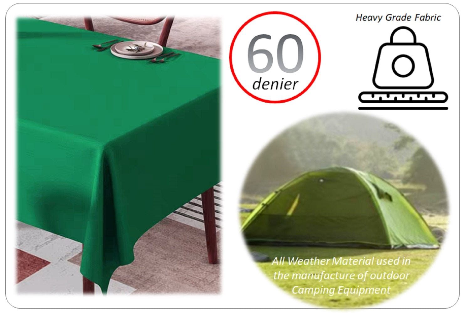Olivia Rocco Waterproof Wipe Clean Tablecloth, 145 x 200 cm