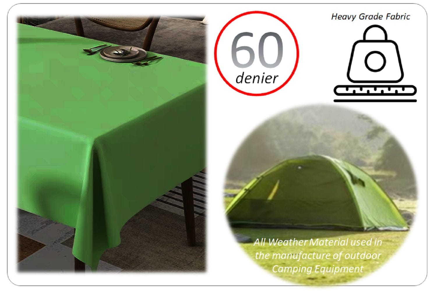 Olivia Rocco Waterproof Wipe Clean Tablecloth, 145 x 200 cm