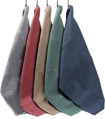Olivia Rocco Waffle Cotton Tea Towels, Pack of 5, Assorted Colours