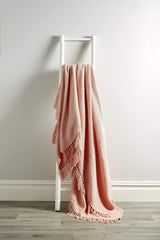 Olivia Rocco Lisbon Cotton Honeycomb Throw Blanket