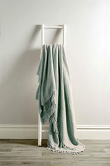 Olivia Rocco Lisbon Cotton Honeycomb Throw Blanket