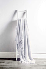 Olivia Rocco Lisbon Cotton Honeycomb Throw Blanket