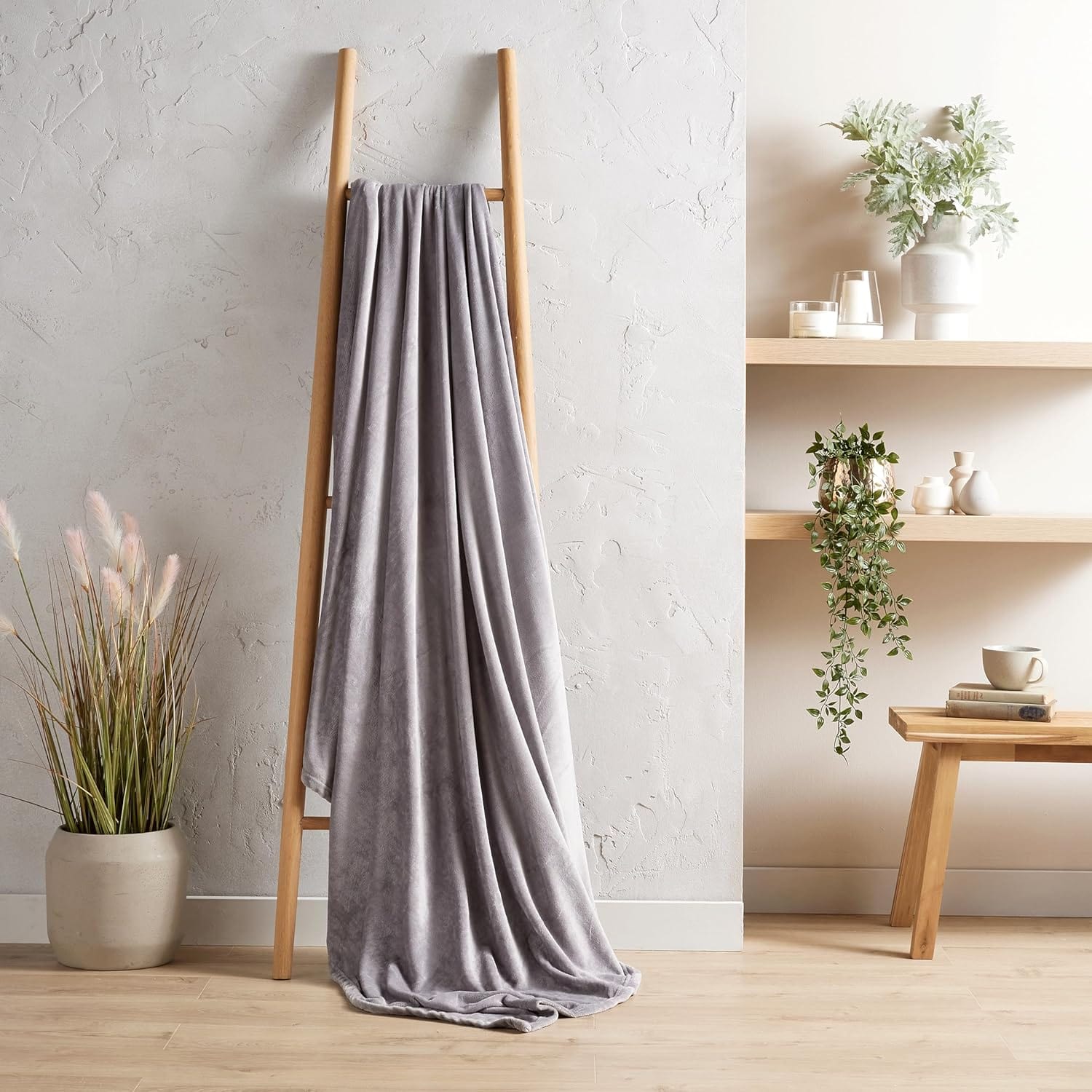 Olivia Rocco Flannel Fleece Throw Blanket, Three Sizes
