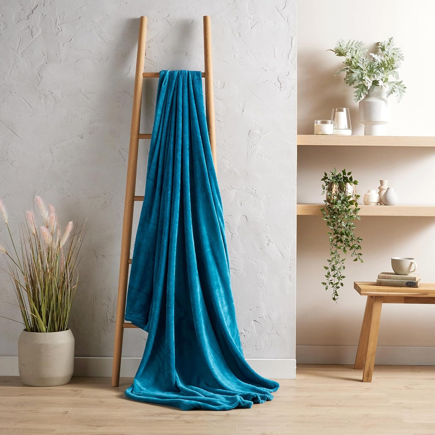 Olivia Rocco Flannel Fleece Throw Blanket, Three Sizes