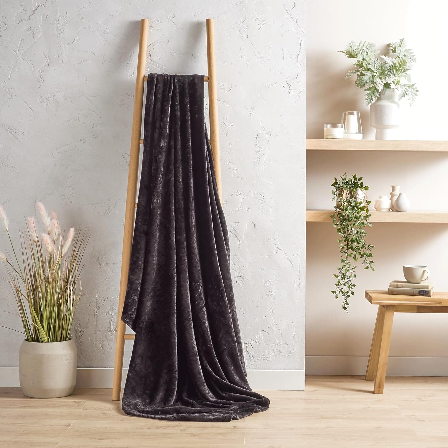Olivia Rocco Flannel Fleece Throw Blanket, Three Sizes