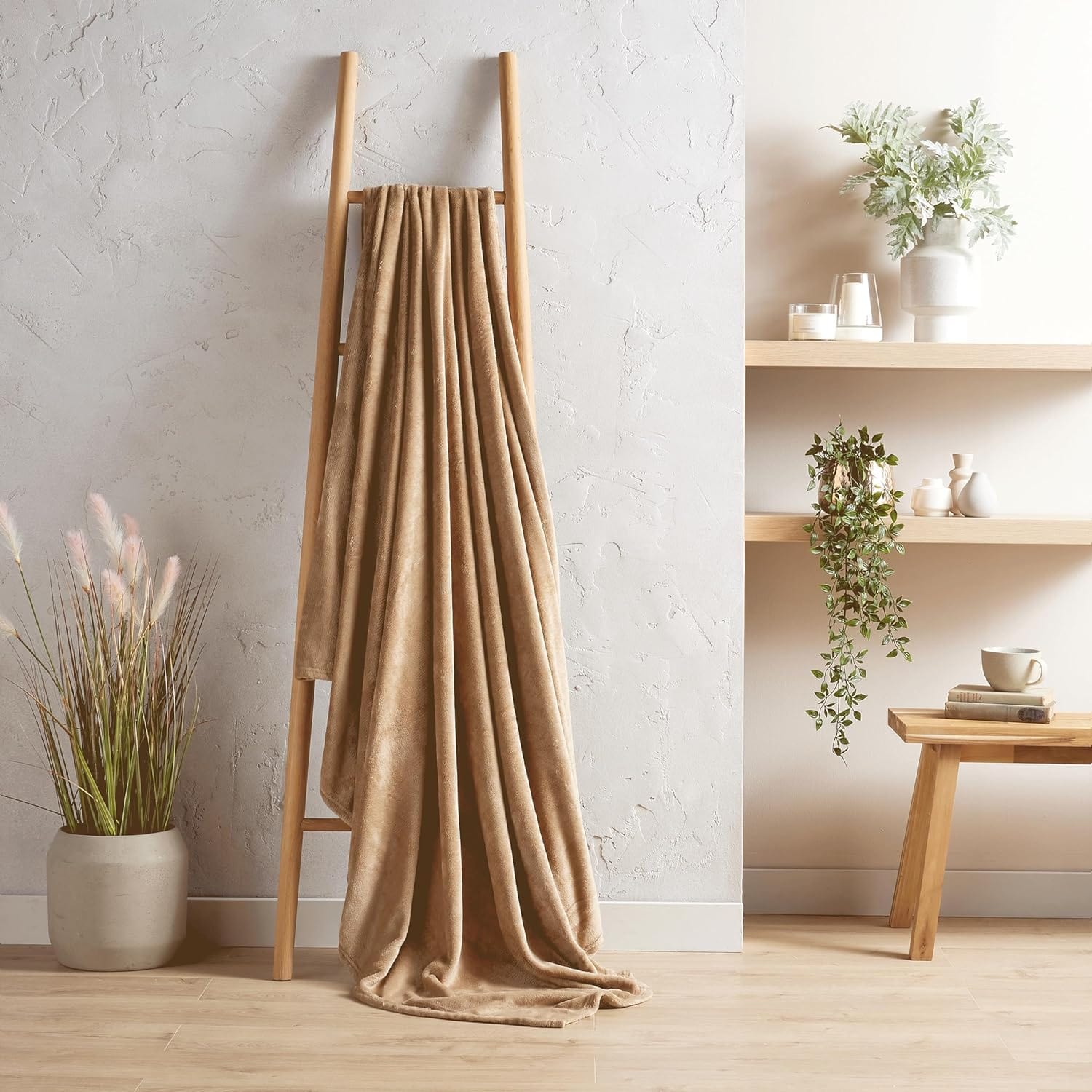 Olivia Rocco Flannel Fleece Throw Blanket, Three Sizes