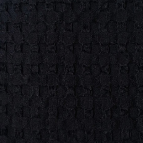 Olivia Rocco Florian Checked Cotton Throw, Black, 180 x 250 cm, image 6
