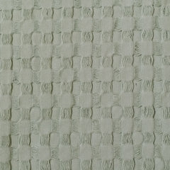 Olivia Rocco Florian Checked Cotton Throw, Sage Green, 180 x 250 cm