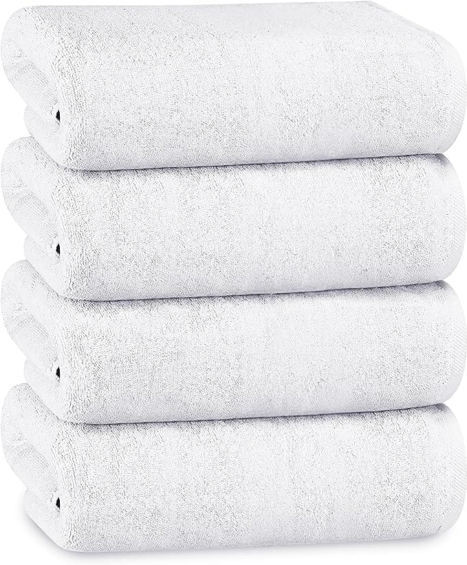 Olivia Rocco 500gsm Cotton Towel Multipacks, White or Grey