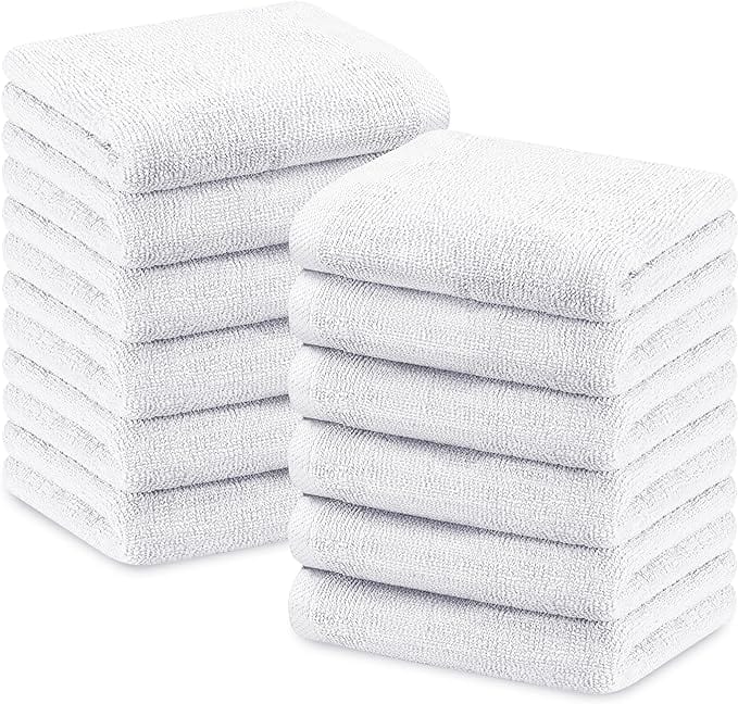 Olivia Rocco 500gsm Cotton Towel Multipacks, White or Grey