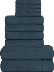 Olivia Rocco Monaco 10 Piece Egyptian Cotton Towel Set, 500gsm