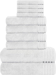 Olivia Rocco Monaco 10 Piece Egyptian Cotton Towel Set, 500gsm