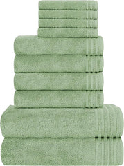 Olivia Rocco Monaco 10 Piece Egyptian Cotton Towel Set, 500gsm