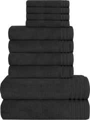 Olivia Rocco Monaco 10 Piece Egyptian Cotton Towel Set, 500gsm