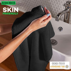 Olivia Rocco Monaco 10 Piece Egyptian Cotton Towel Set, 500gsm