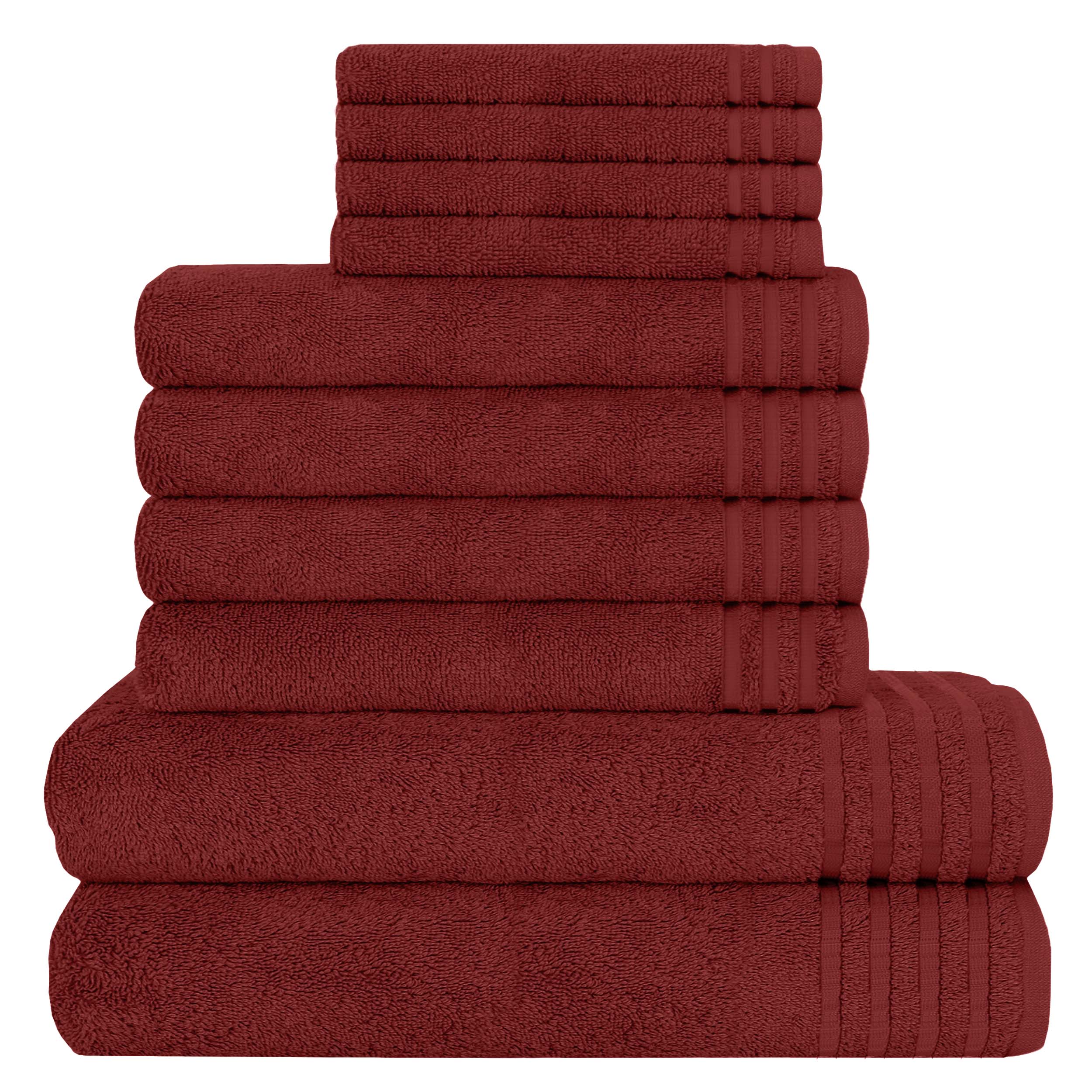 Olivia Rocco Monaco 10 Piece Egyptian Cotton Towel Set, 500gsm