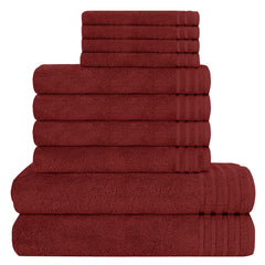 Olivia Rocco Monaco 10 Piece Egyptian Cotton Towel Set, 500gsm