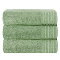 Olivia Rocco Monaco Bath Sheets, Pack of 3, 500gsm 100% Cotton
