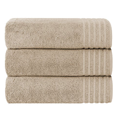 Olivia Rocco Monaco Bath Sheets, Pack of 3, 500gsm 100% Cotton