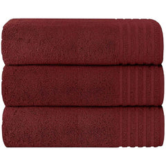 Olivia Rocco Monaco Bath Sheets, Pack of 3, 500gsm 100% Cotton