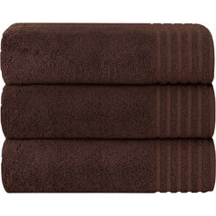 Olivia Rocco Monaco Bath Sheets, Pack of 3, 500gsm 100% Cotton