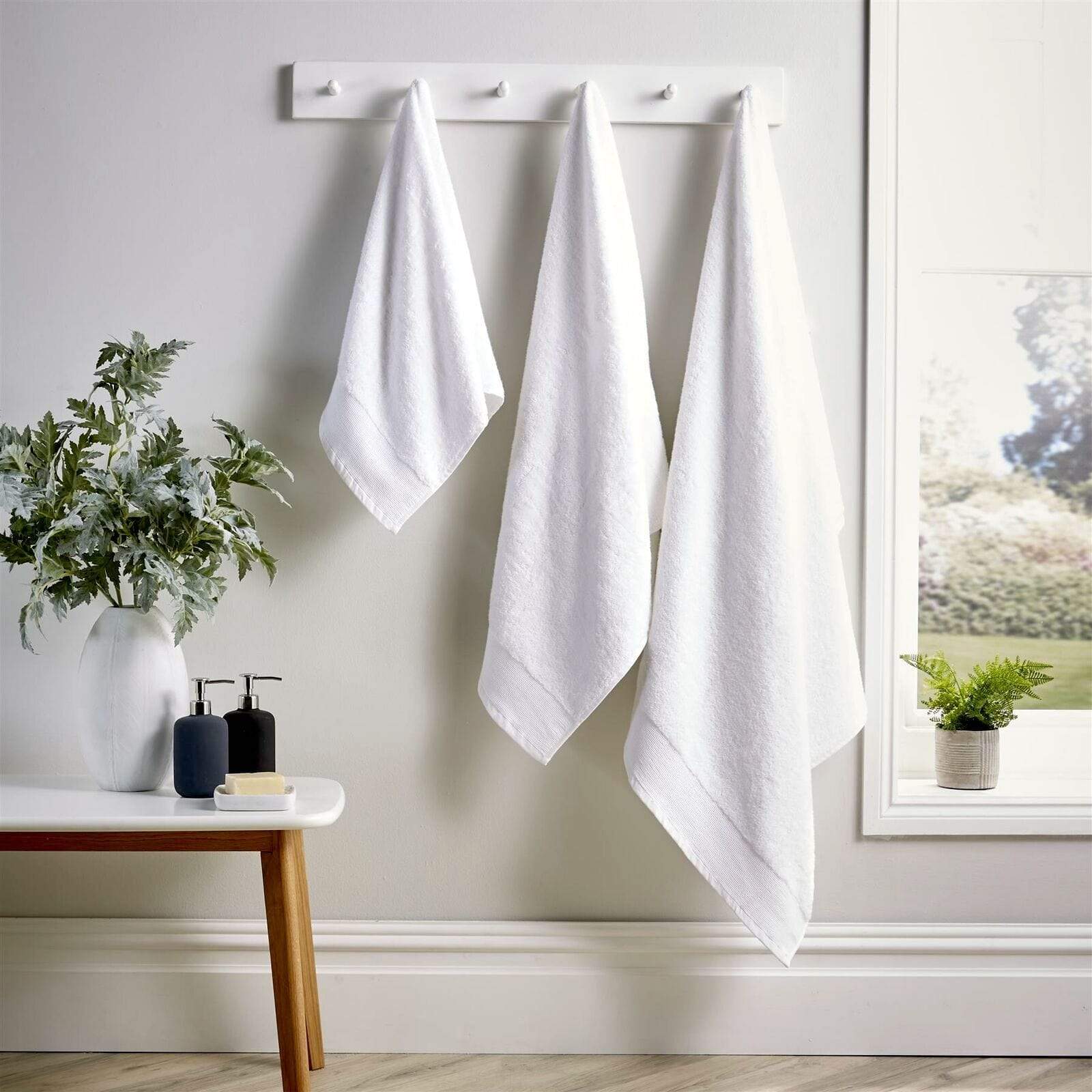 Olivia Rocco Bamboo Cotton Towels, 600gsm