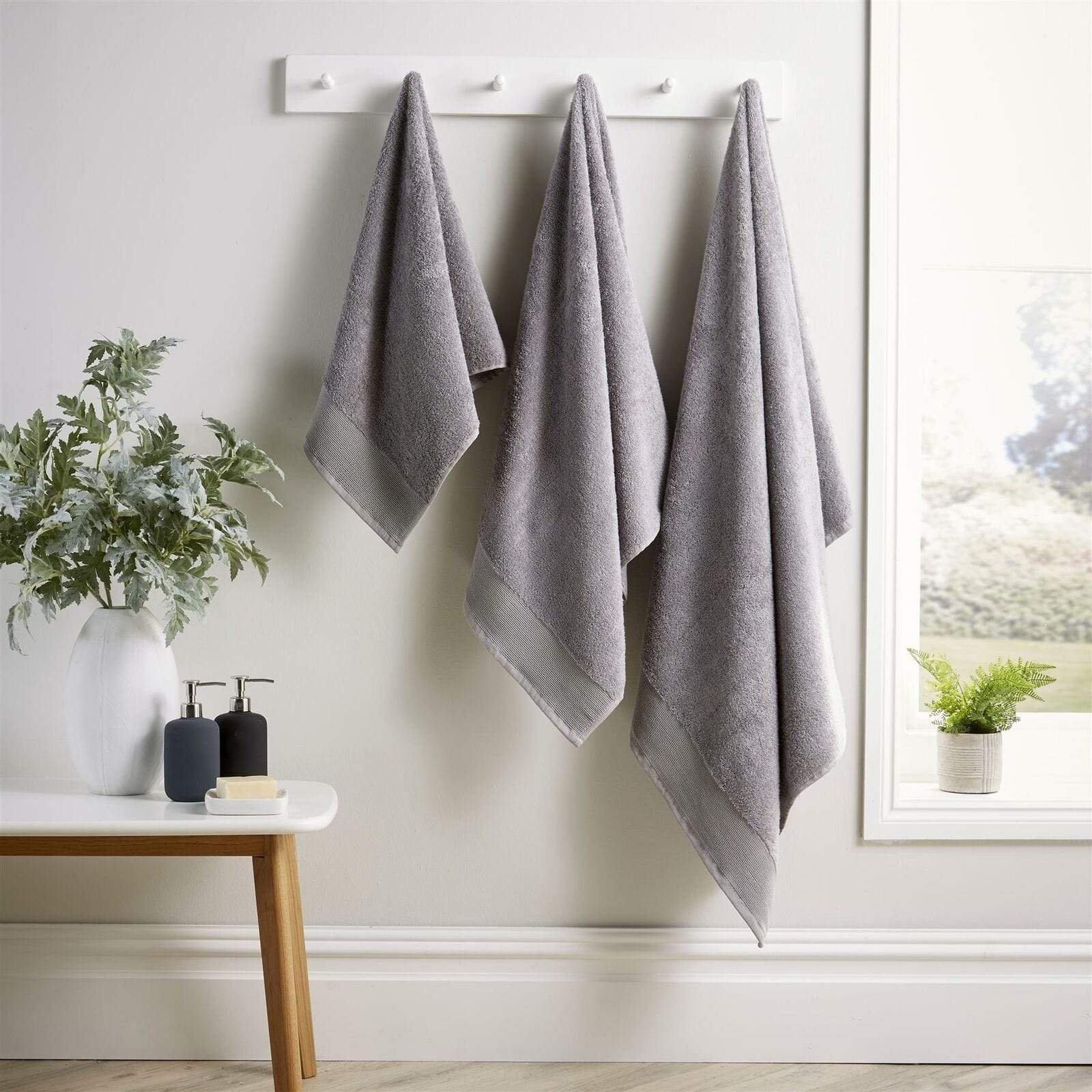 Olivia Rocco Bamboo Cotton Towels, 600gsm