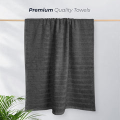 Olivia Rocco Ribbed Cotton Towels, 2 Bath Sheets or 6 Piece Bale