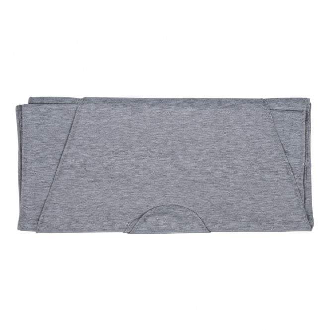 Organic Baby Wrap Carrier – Grey Melange, Newborn Stretchy Sling