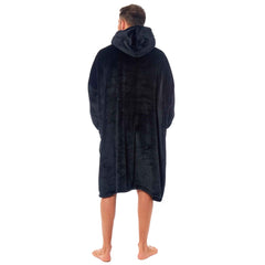 Oversized Men's Hooded Blanket Sweatshirt With Sherpa Lining Cotton Rich Super Soft Everyday