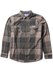 Vissla Men's Central Coast Flannel Shirt, Organic Cotton Plaid