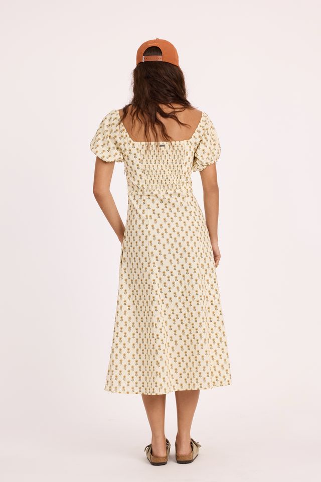 Picked With Love Woven Dress in Sea Salt