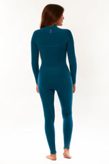 Sisstrevolution Women's 7 Seas 3/2mm Chest Zip Wetsuit, Full Suit