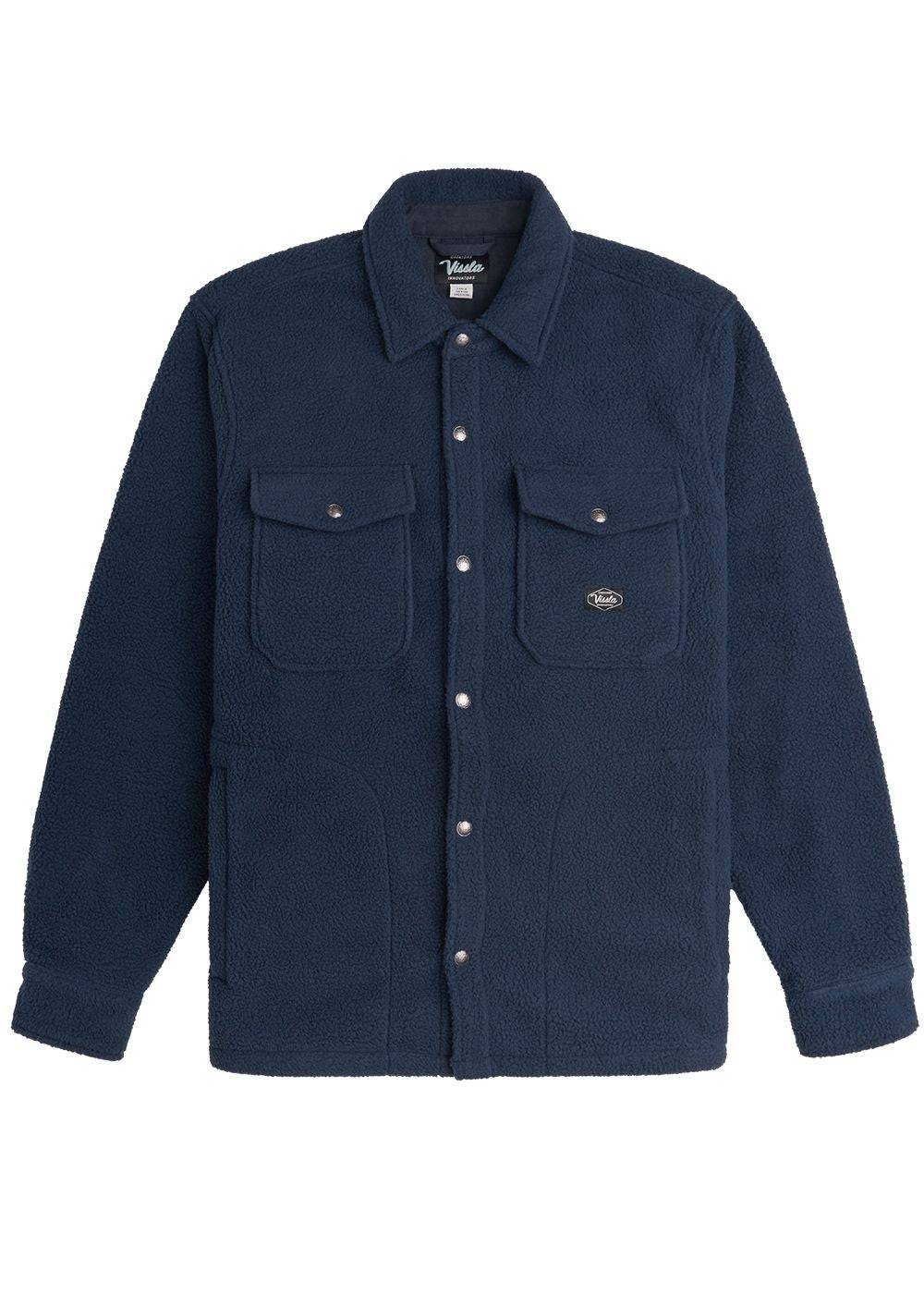 Vissla Men's Peaks Sherpa Fleece Shirt, Recycled Polyester