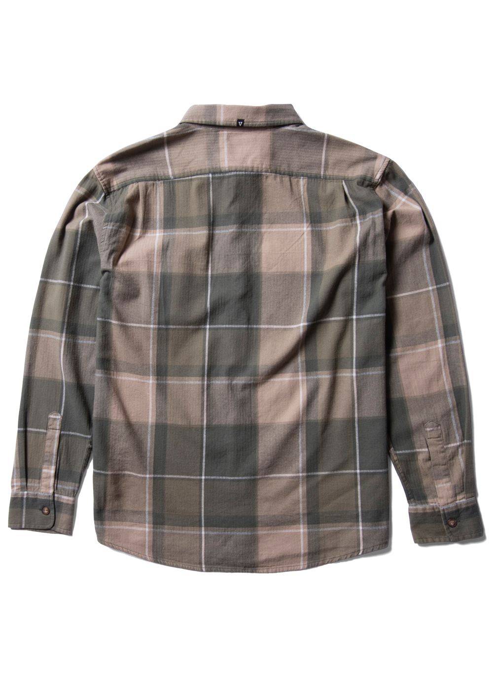 Vissla Men's Central Coast Flannel Shirt, Organic Cotton Plaid