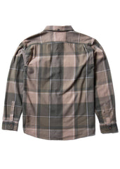 Vissla Men's Central Coast Flannel Shirt, Organic Cotton Plaid