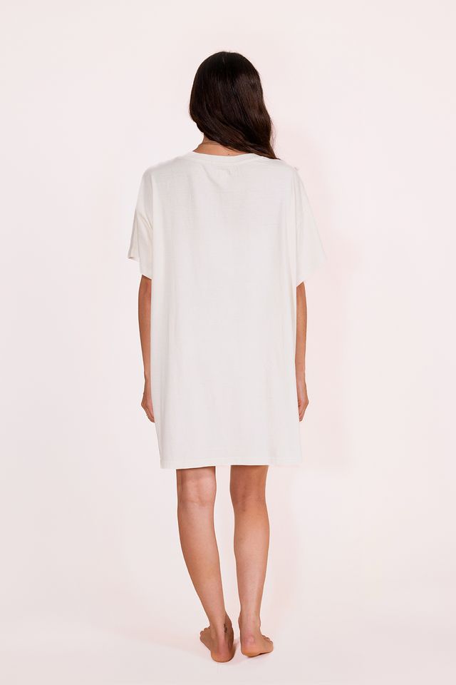 Sisstrevolution Beach Dress in Vintage White