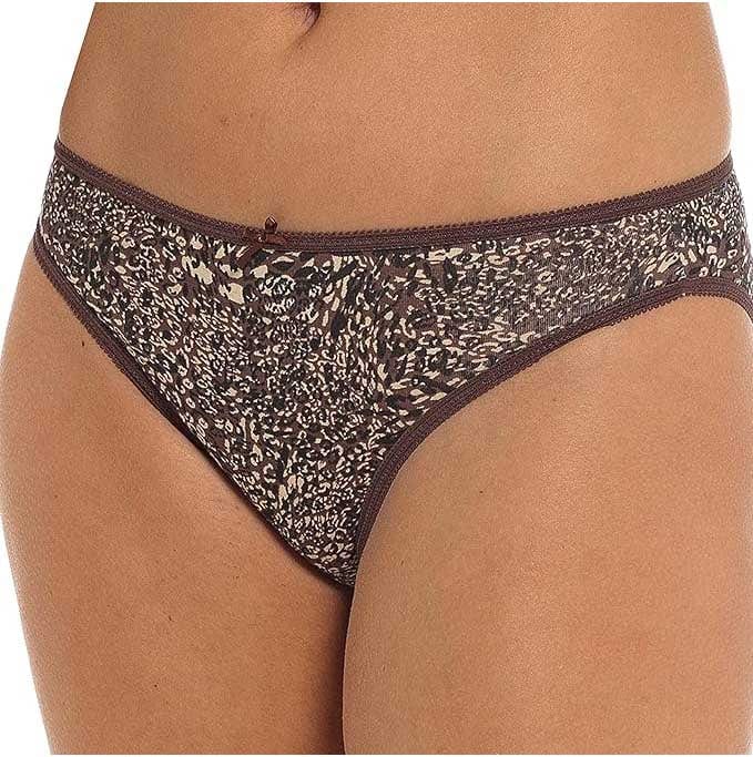 Women's 10 Pack Animal Print Briefs Zebra Leopard Cotton Low Rise Knickers