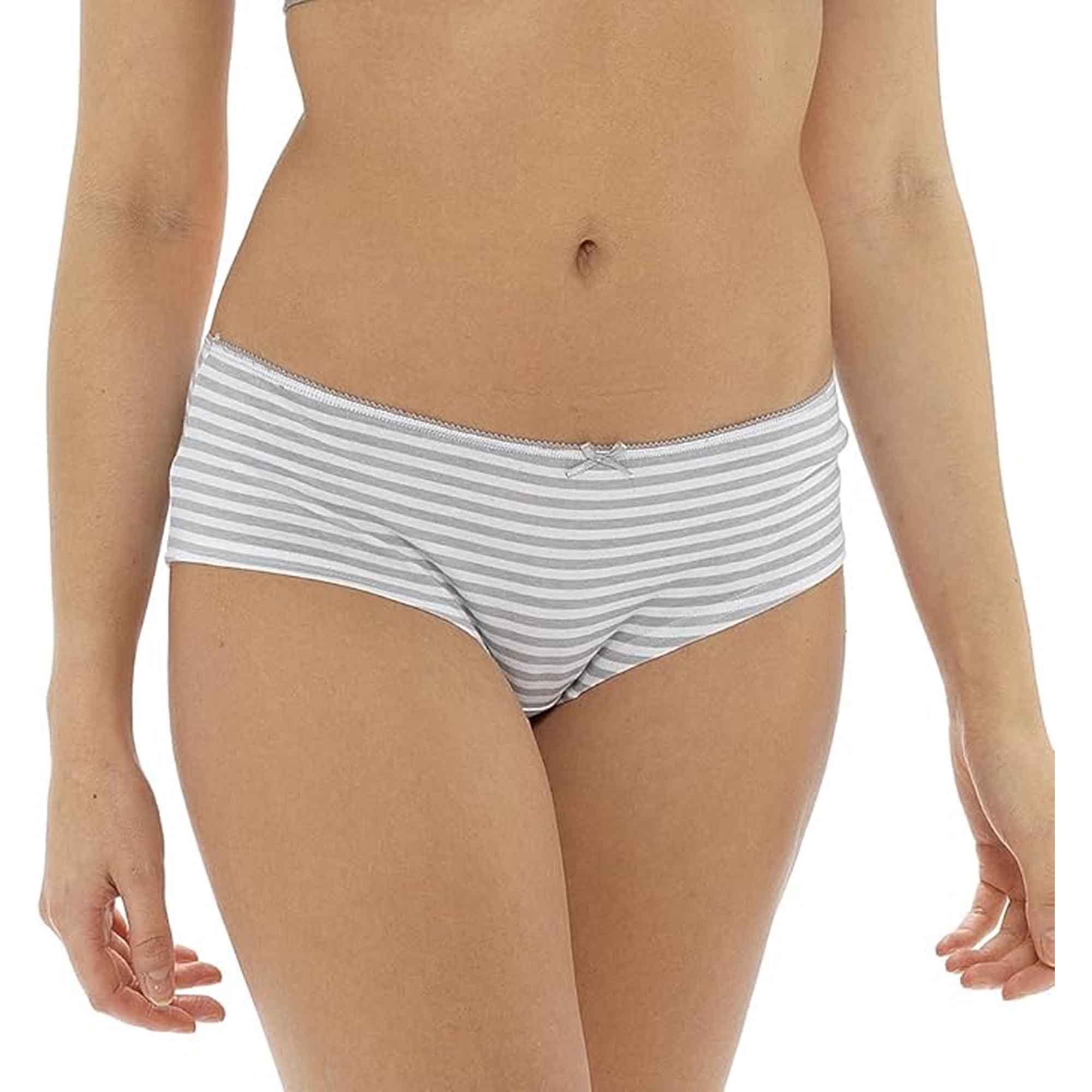 Pack Of 10 Women's Cotton Briefs Underwear Shorts With Stretch Waistband
