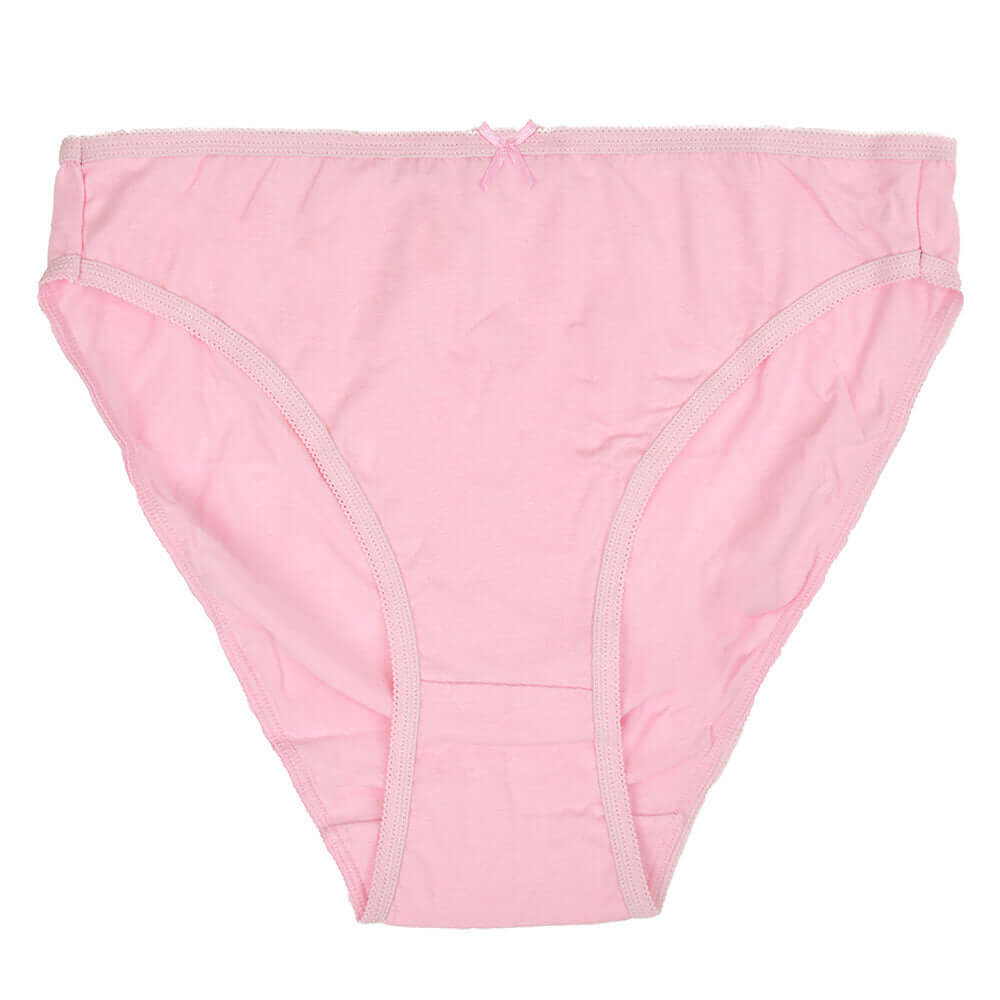 Women's High Leg Cotton Briefs Pack Of 10 Assorted Colours Breathable