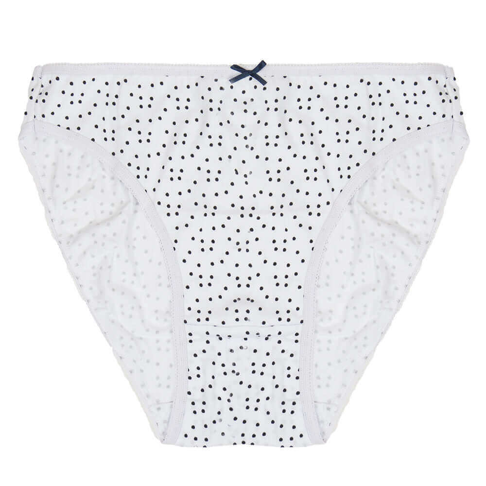 Women's High Leg Cotton Briefs Pack Of 10 Assorted Colours Breathable