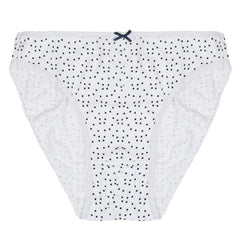 Women's High Leg Cotton Briefs Pack Of 10 Assorted Colours Breathable