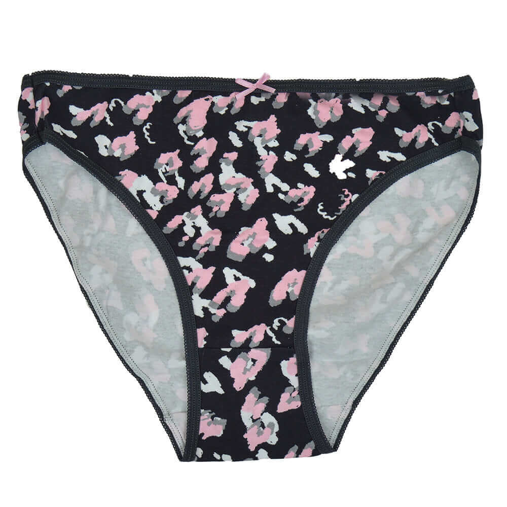 Women's High Leg Cotton Briefs Pack Of 10 Assorted Colours Breathable
