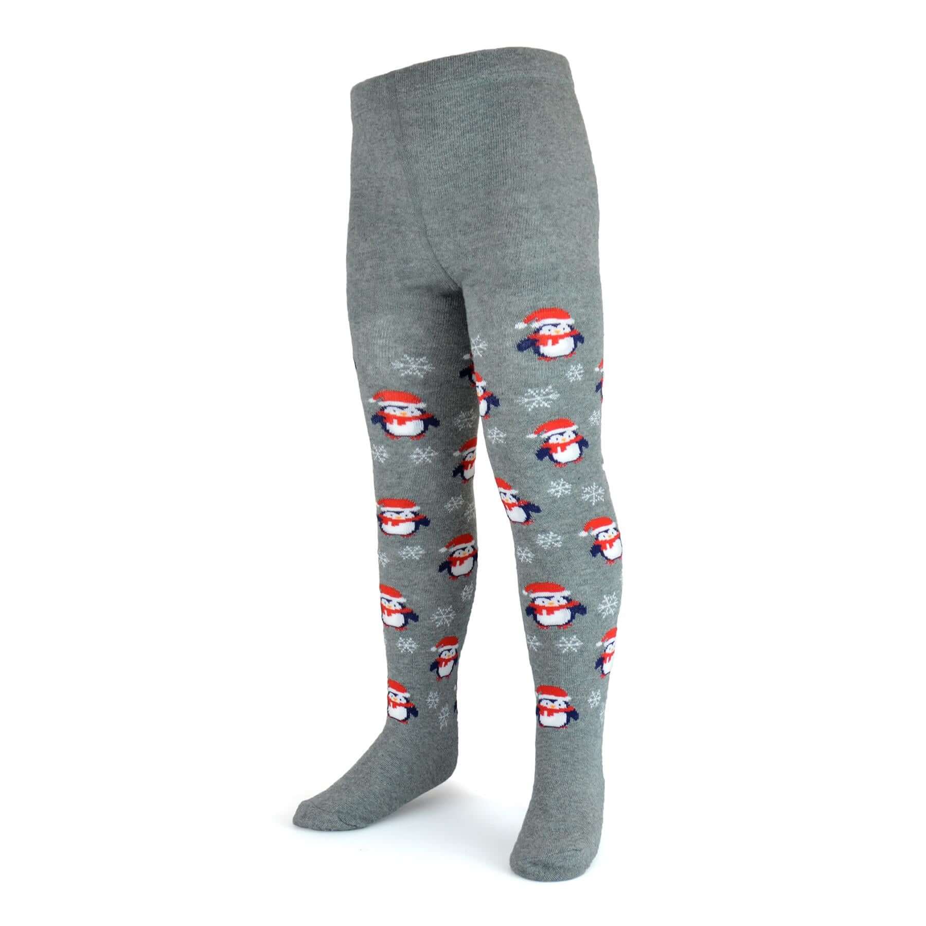 Girls' Christmas Tights Pack Of 2 Cotton Rich Soft Durable For Kids' Sized