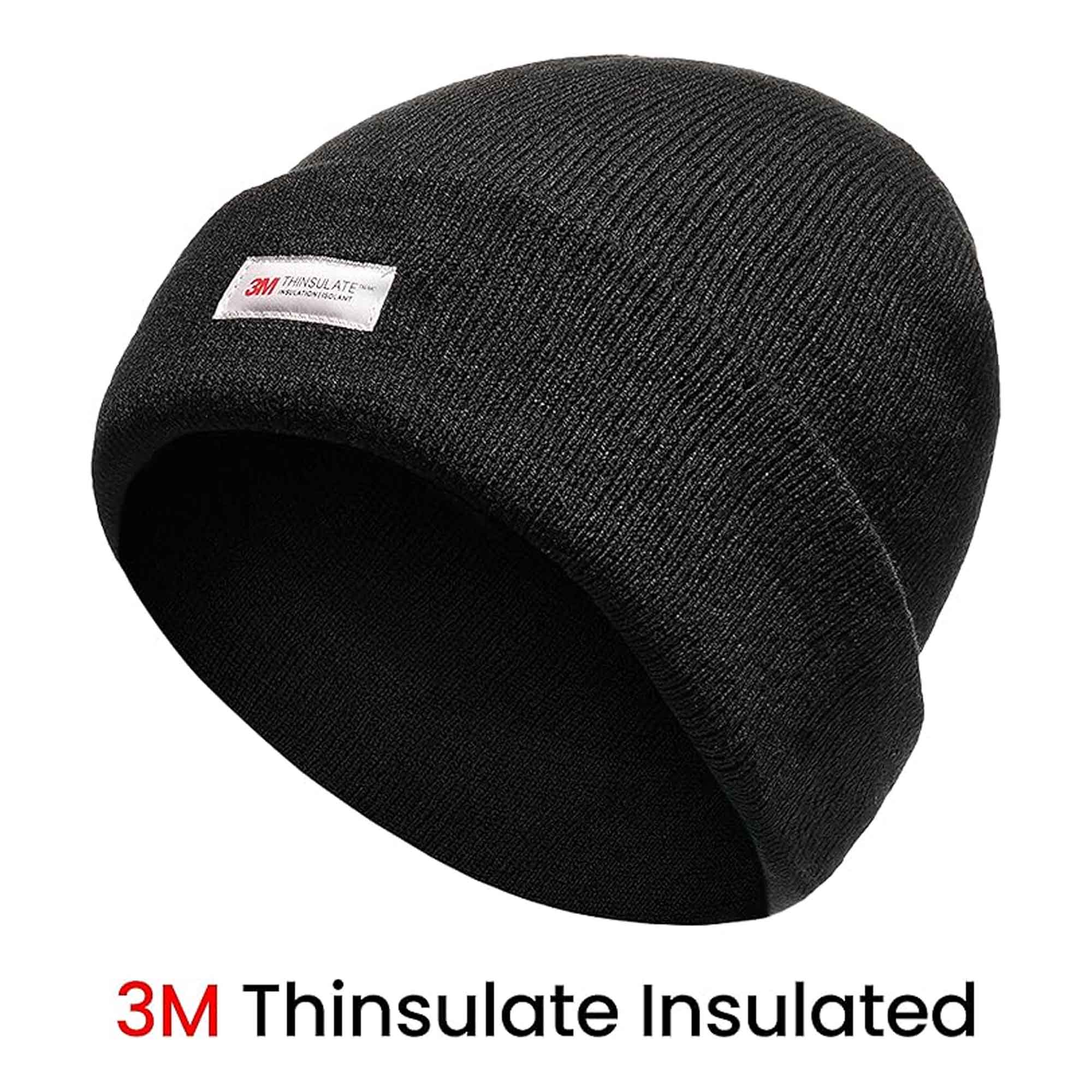 Men's Winter Ski Beanies Pack Of 2 With 3M Thinsulate Thermal Lining