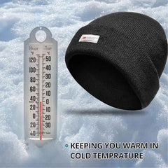 Men's Winter Ski Beanies Pack Of 2 With 3M Thinsulate Thermal Lining