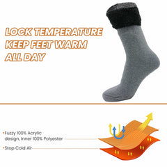 Feather Soft TOT Slipper Socks For Women's Fleece Lined Indoor Cosy Winter UK 4-8