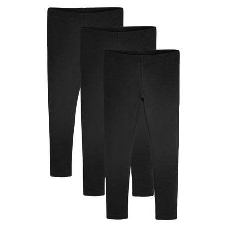 Girls' Thermal Fleece Leggings Pack Of 3 Warm Stretchable Winter